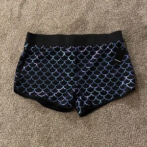 Torrid Mermaid Scale Swim Coverup Shorts